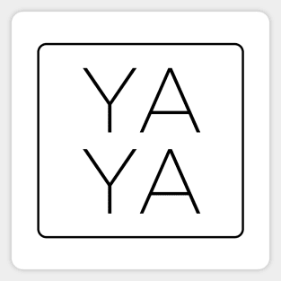 Minimalist Yaya Magnet